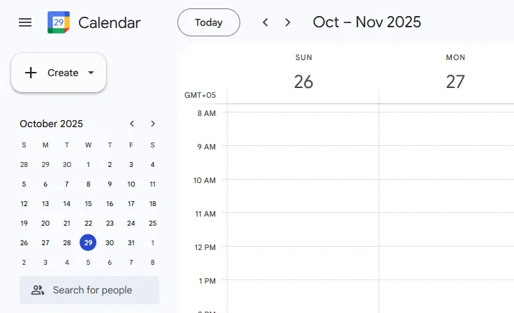 Configura tu calendario