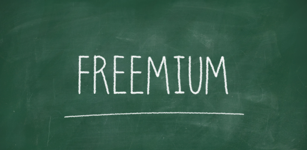 de negocio digitales más rentables - Modelo freemium