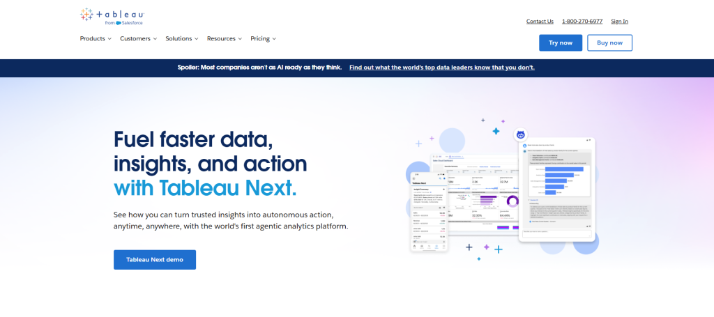 Analytics Tool - Tableau