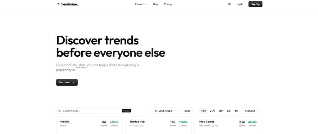 Analytics Tool - TrendMine