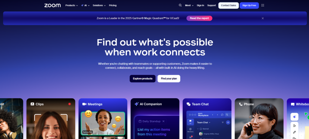 Colaboración de vídeo más inteligente - Zoom