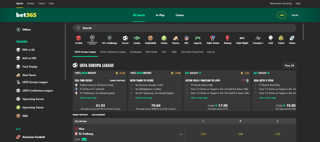 Reputación global con ofertas suecas localizadas - Bet365