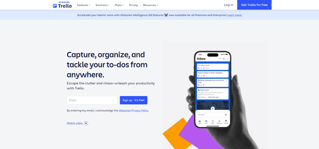 Gestiona tus proyectos visualmente - Trello