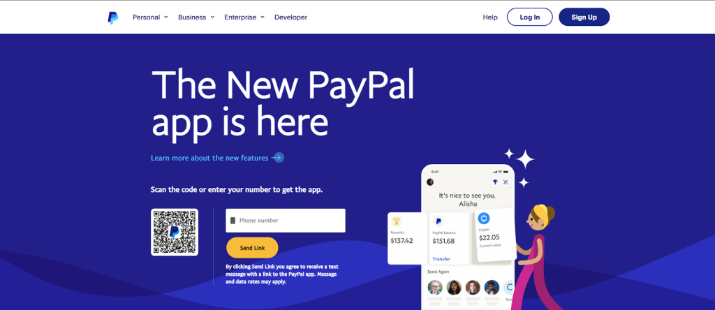 plataforma de pago global confiable - PayPal
