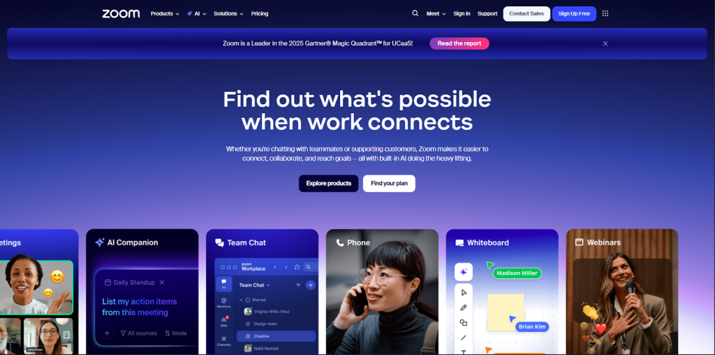 Celebra reuniones profesionales - Zoom