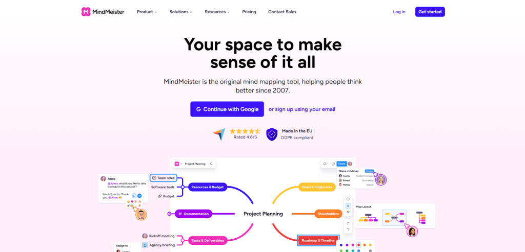 Impulsa la colaboración y el pensamiento visual - MindMeister