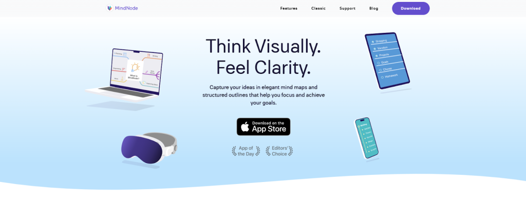 Captura la inspiración sin esfuerzo - MindNode
