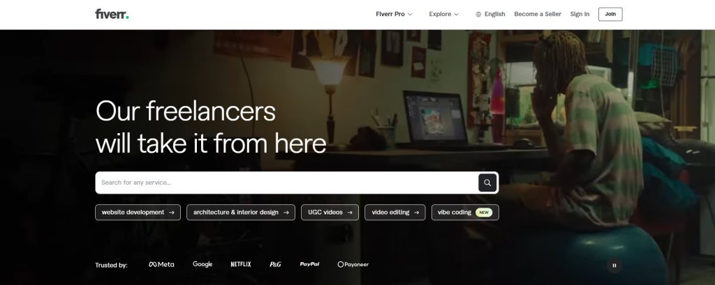 Plataformas principales iniciar un negocio online exitoso - Fiverr