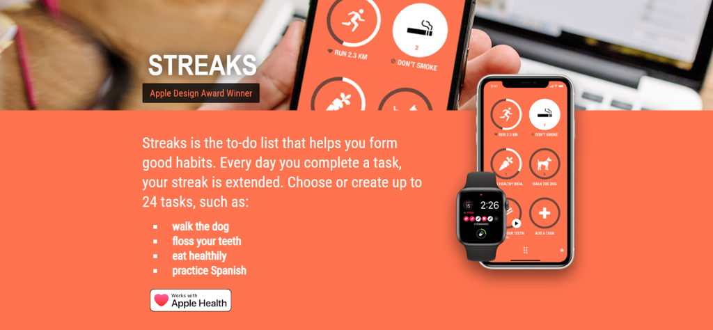 Controlar tus hábitos con la tecnología - Rachas