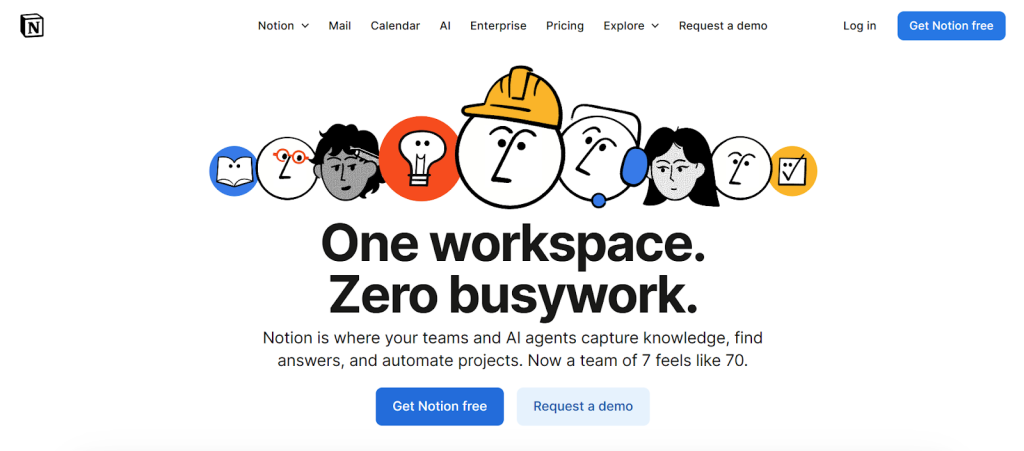 mejores aplicaciones para tomar notas - Noción